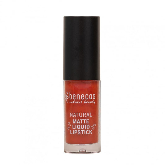 Rouge à lèvres liquide lipstick Trust in Rust maquillage benecos
